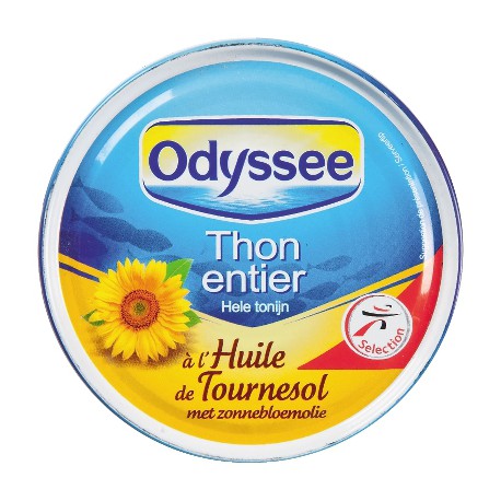 Odyssée - Thon entier à l'huile de tournesol