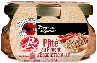 Itinéraire des Saveurs - Pâté de porc au piment d'espelette AOP