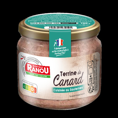 Monique Ranou - Terrine de canard cuisinée au Sauternes