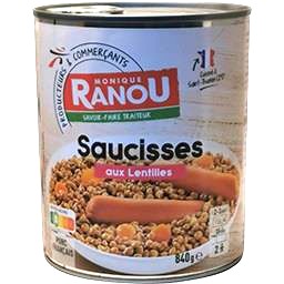 Monique Ranou - Saucisses aux lentilles