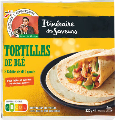 Itinéraire des saveurs -  Tortillas de blé x8