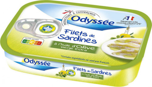 Odyssée - Filets de sardines à huile d'olive