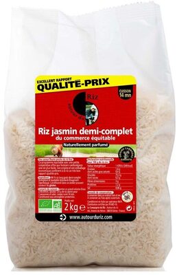 Autour du riz - Riz jasmin demi-complet
