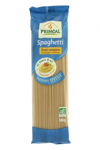 Priméal - Spaghetti demi-complets Bio