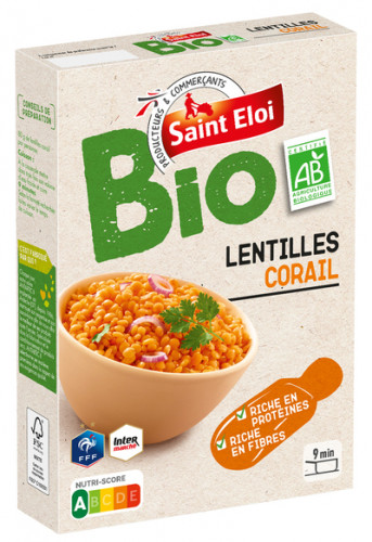 Saint Eloi - Lentilles corail bio