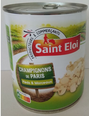 Saint Eloi - Champignons de Paris pieds et morceaux