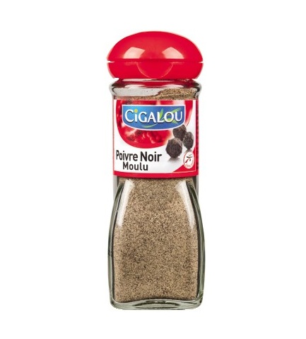 Cigalou - Poivre noir moulu 48g