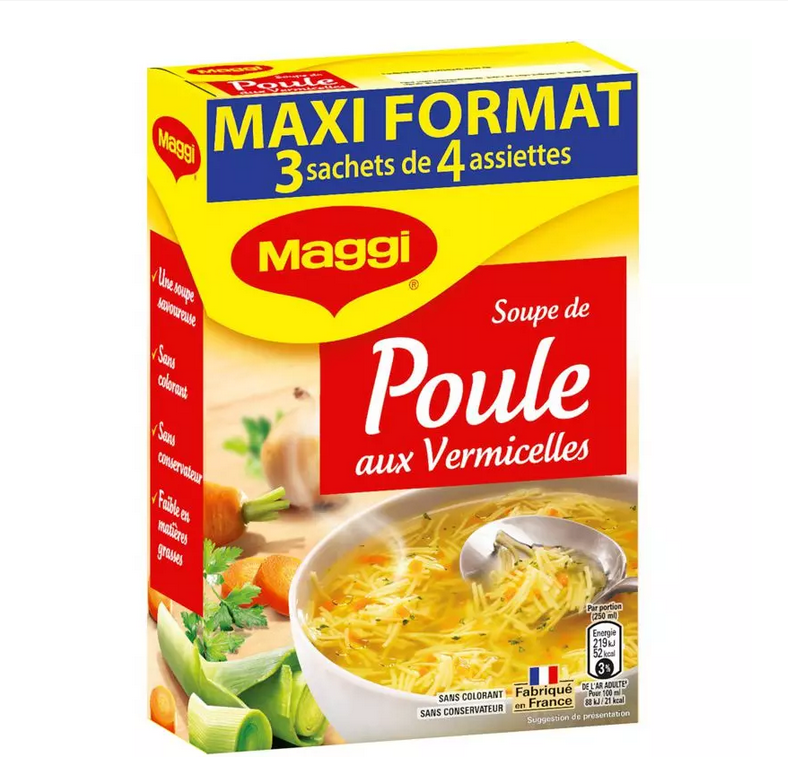 Maggi - Soupe poule aux vermicelles