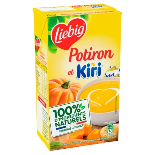 Liebig - Soupe potiron et Kiri