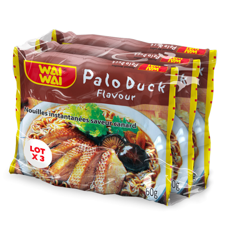Wai Wai - Nouilles canard 3x60g