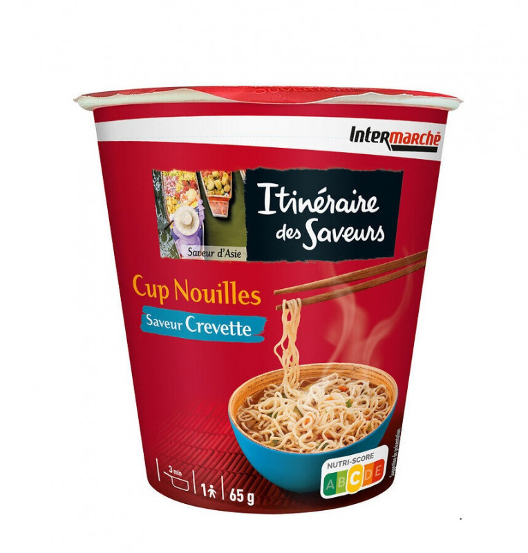 Itinéraire des saveurs - Cup Nouilles saveur crevette 65g