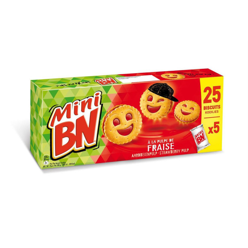 BN - Mini biscuits fraise