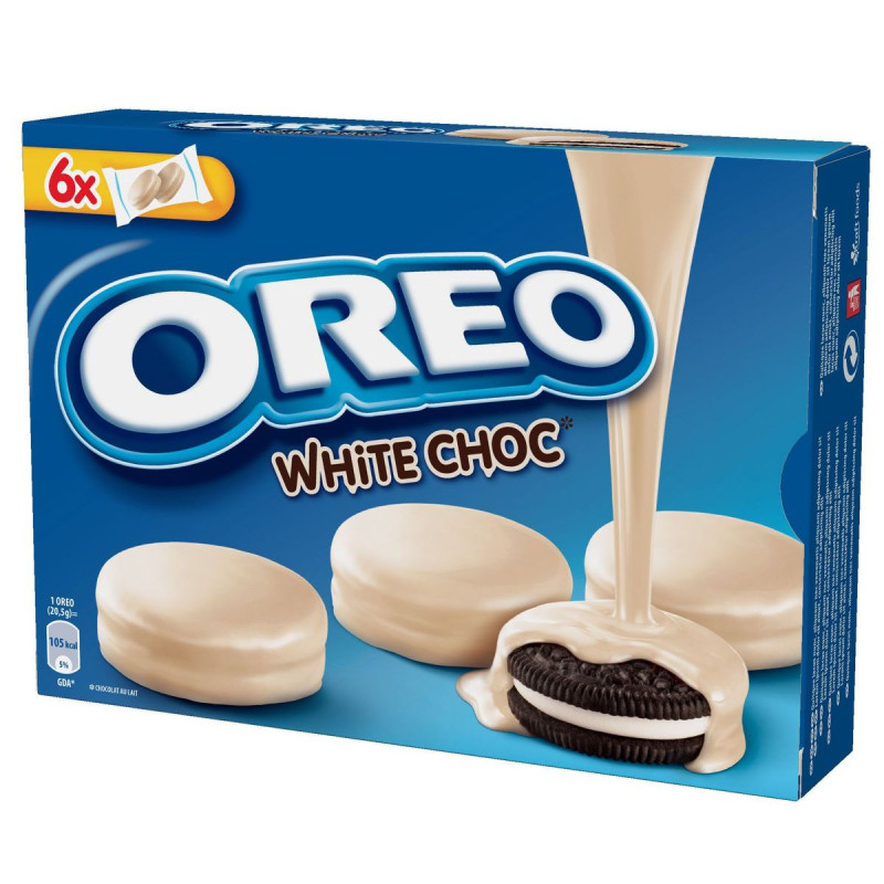 Oreo - Biscuits cacao enrobés de chocolat blanc