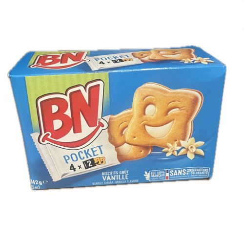 BN - Biscuits fourrés à la vanille X8 142g