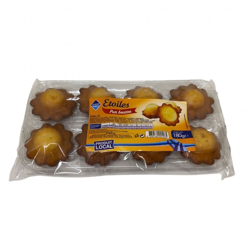 Soleil Créole  - Etoiles pur beurre x8