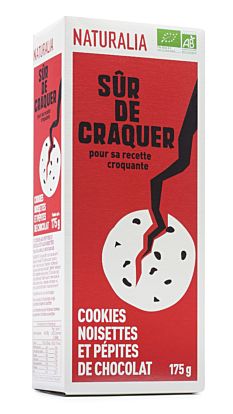 Naturalia - Cookies noisettes chocolat BIO