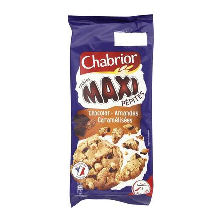 Chabrior - Cookies maxi pépites chocolat/amandes caramélisées