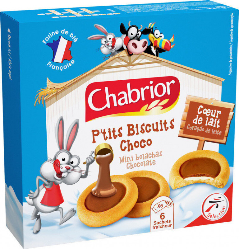 Chabrior - Mini tartelettes cœur au lait