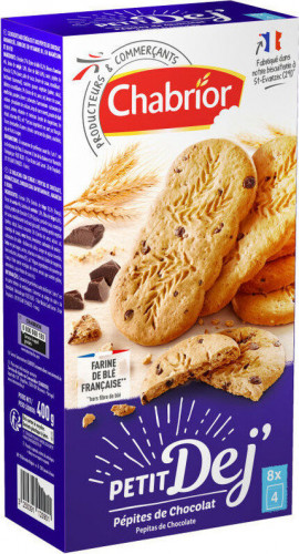 Chabrior - Biscuits p'tit dej aux pépites de chocolat