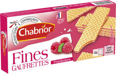 Chabrior - Fines gaufrettes à la framboise