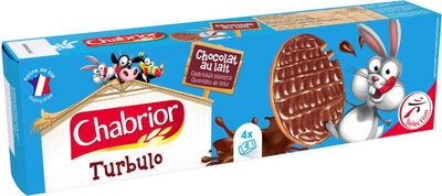 Chabrior - Biscuits nappés Turbulo au chocolat au lait