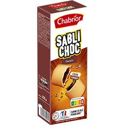 Chabrior - Biscuits fourrés au cacao maigre et au chocolat en poudre