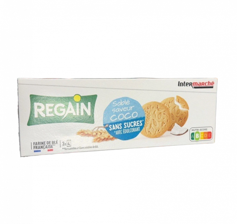 Regain - Sablé coco sans sucre 130g