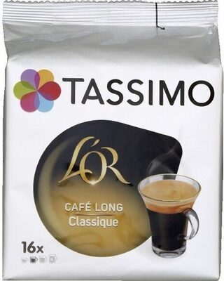 Tassimo - Dosettes de café L'Or long classique - Captain - 123 Click