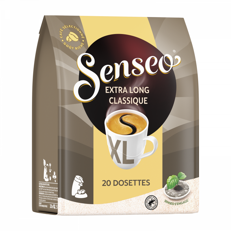 CAFE SENSEO CLASSIQUE 250gr 36 DOSETTES