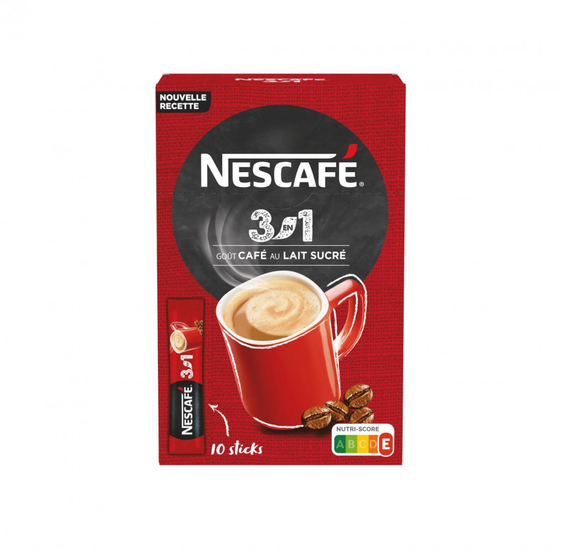 Nescafé - Café en sticks 3en1 X10