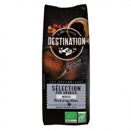 Destination Café - Café moulu pur Arabica Bio - Intensité 7