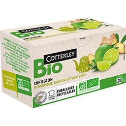 Cotterley - Infusion gingembre saveur citron vert BIO