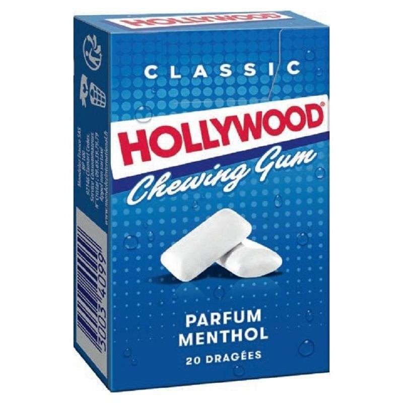 Hollywood - Chewing-gum blancheur menthe fraîche
