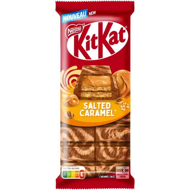Kit Kat - Tablette de chocolat caramel salé