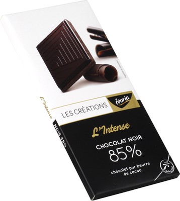 Les créations - Tablette chocolat noir 85% L'Intense