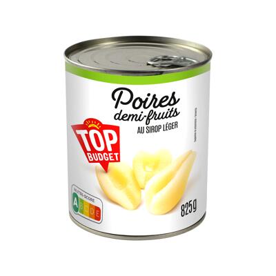 Top Budget -  Poire au sirop