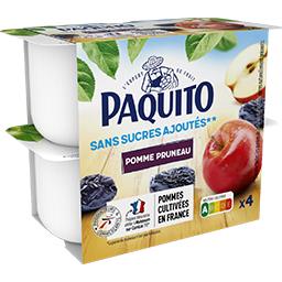 Paquito - Purée de fruits pomme pruneau sans sucres ajoutés