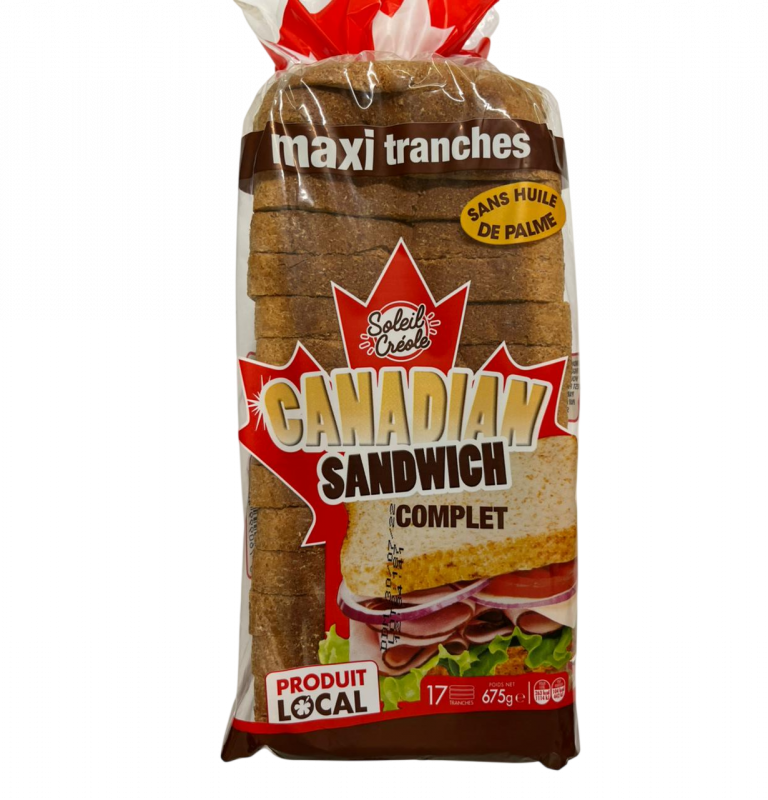 Soleil Créole - Pain de mie Canadian sandwich complet
