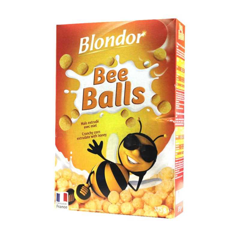 Blondor - Céréales boules de maïs au miel 375g