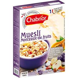 Chabrior - Muesli morceaux de fruits
