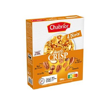 Chabrior - Muesli aux noix 500g