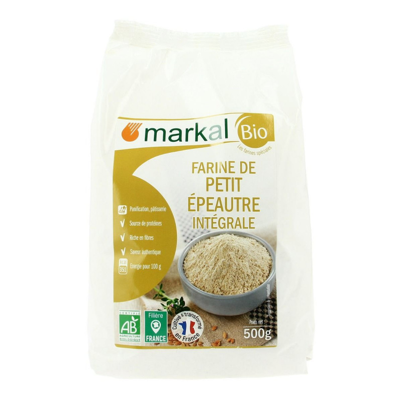 Markal - Farine de petit épeautre intégrale 500G Bio