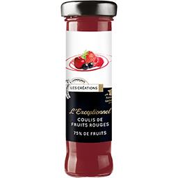 Les Créations - Coulis de fruits rouges 75% de fruit