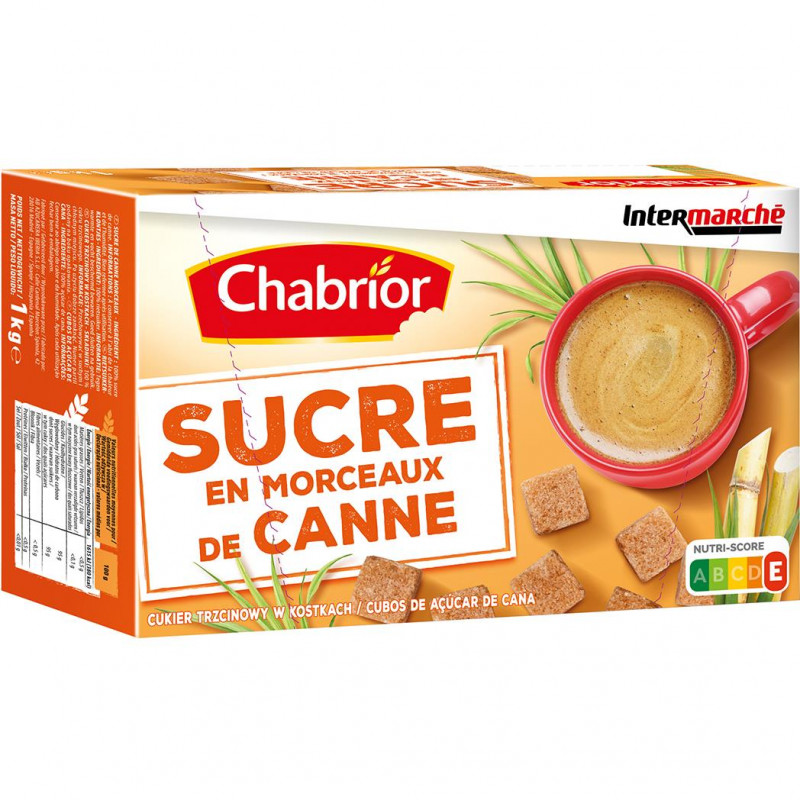 Chabrior - Sucre de canne morceaux 1KG