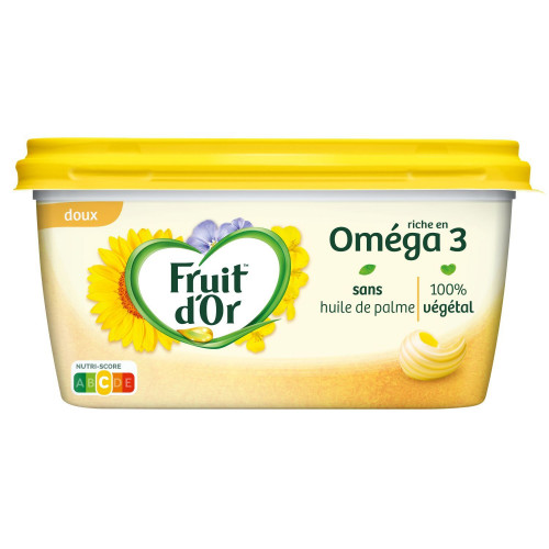 Fruit D'Or - Margarine omega 3 sans huile de palme