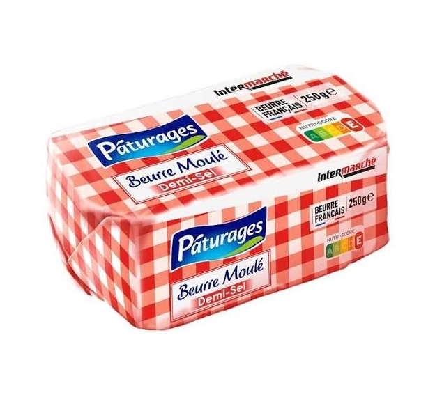 Pâturages - Beurre moulé demi-sel 250g
