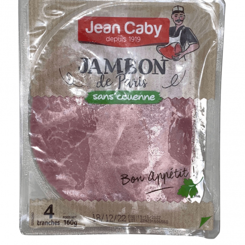 Jean Caby- Jambon Paris découenné & dégraissé x4T