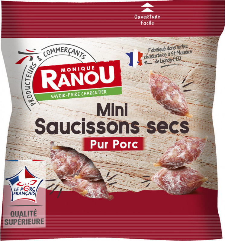 RANOU MINI SAUCISSON NATURE75G