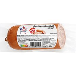 Top Budget - Saucisse cuite à ail goût fumé