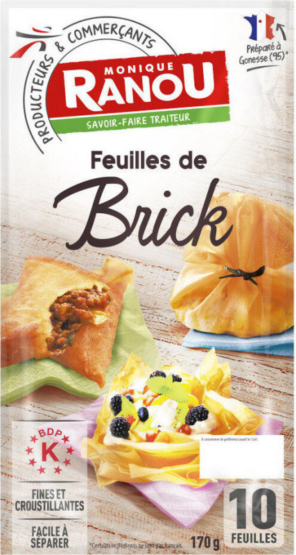 10 feuilles de brick